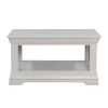Toulouse Grey Painted Coffee Table with Shelf - 10% OFF SPRING SALE - 7