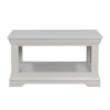 Toulouse Grey Painted Assembled Coffee Table with Shelf - SPRING SALE - 7
