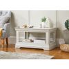Toulouse Grey Painted Assembled Coffee Table with Shelf - SPRING SALE - 2