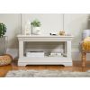 Toulouse Grey Painted Assembled Coffee Table with Shelf - SPRING SALE - 3
