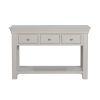 Toulouse 3 Drawer Large Grey Painted Console Table - SPRING SALE - 7