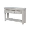 Toulouse 3 Drawer Large Grey Painted Console Table - SPRING SALE - 8