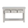 Toulouse 3 Drawer Large Grey Painted Console Table - SPRING SALE - 10