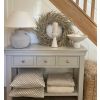 Toulouse 3 Drawer Large Grey Painted Console Table - 10% OFF SPRING SALE - 4