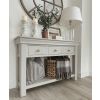 Toulouse 3 Drawer Large Grey Painted Console Table - SPRING SALE - 2