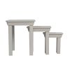 Toulouse Grey Painted Nest Of Three Tables - SPRING SALE - 9