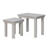Toulouse Grey Painted Nest Of 2 Tables - SPRING SALE - 7