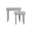 Toulouse Grey Painted Assembled Nest Of 2 Tables - SPRING SALE - 11