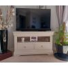 Toulouse Grey Painted Fully Assembled TV Unit 2 Drawers - SPRING SALE - 2