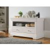 Toulouse Grey Painted Fully Assembled TV Unit 2 Drawers - SPRING SALE - 3