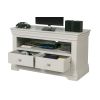 Toulouse Grey Painted Fully Assembled TV Unit 2 Drawers - 10% OFF SPRING SALE - 6