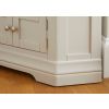 Toulouse Grey Painted Corner TV Unit 2 Doors - 10% OFF SPRING SALE - 5
