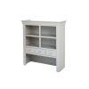 Toulouse 100cm Grey Painted Hutch Unit for combining with sideboard - 2