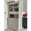 Toulouse Grey Painted 100cm Buffet and Hutch Dresser Display Unit - SPRING SALE - 2