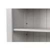 Toulouse Low Small Grey Painted Fully Assembled Bookcase - 10% OFF SPRING SALE - 11