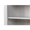 Toulouse Low Small Grey Painted Fully Assembled Bookcase - 10% OFF SPRING SALE - 12
