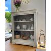 Toulouse Low Small Grey Painted Fully Assembled Bookcase - 10% OFF SPRING SALE - 2