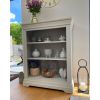 Toulouse Low Small Grey Painted Fully Assembled Bookcase - SPRING SALE - 2