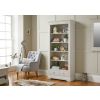 Toulouse Grey Painted Tall Bookcase 2 Storage Drawers - 10% OFF CODE SAVE - 2