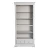 Toulouse Grey Painted Tall Bookcase 2 Storage Drawers - 10% OFF CODE SAVE - 7