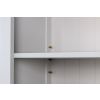 Toulouse Grey Painted Tall Bookcase 2 Storage Drawers - 10% OFF CODE SAVE - 9