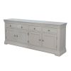 Toulouse Grey Painted 200cm Large Fully Assembled Sideboard - 10% OFF SPRING SALE - 12