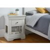 Pair of Toulouse Grey 1 Drawer Bedside Tables - SPRING SALE - 3