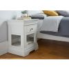 Pair of Toulouse Grey 1 Drawer Assembled Bedside Tables - SPRING SALE - 5