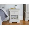 Pair of Toulouse Grey 1 Drawer Assembled Bedside Tables - SPRING SALE - 8