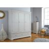 Toulouse Grey Painted Triple Wardrobe with Drawers - 10% OFF SPRING SALE - 2