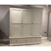 Toulouse Grey Painted Triple Wardrobe with Drawers - 10% OFF SPRING SALE - 4