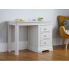 Toulouse Grey Painted Single Pedestal Dressing Table / Desk - 10% OFF SPRING SALE - 3