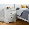 Toulouse Grey Painted 2 Drawer Large Assembled Bedside Table - 20% OFF SPRING SALE - 5