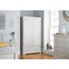 Toulouse Grey Painted Double Wardrobe with Drawer - SPRING SALE - 8