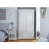 Toulouse Grey Painted Double Wardrobe with Drawer - SPRING SALE - 10