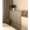 Toulouse Grey Painted Large Grande 2 Over 2 Assembled Chest of Drawers - SPRING SALE - 2