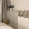 Toulouse Grey Painted Large Grande 2 Over 2 Assembled Chest of Drawers - SPRING SALE - 5