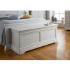 Toulouse Grey Painted Large Blanket Storage Box - SPRING SALE - 3