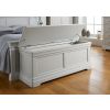 Toulouse Grey Painted Large Blanket Storage Box - SPRING SALE - 5