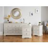 Bedroom Set - Toulouse Grey 3 over 4 Drawers and pair of Bedside Tables - SPRING SALE - 2