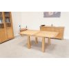 Lichfield Flip Top Extending Square Oak Dining Table 90cm to 180cm - 10% OFF SPRING SALE - 15
