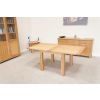 Lichfield Flip Top Extending Square Oak Dining Table 90cm to 180cm - 20% OFF SPRING SALE - 15