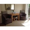 Lichfield Flip Top Square Oak Dining Table 100cm x 100cm - SPRING SALE - 7