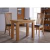 Lichfield Flip Top Square Oak Dining Table 100cm x 100cm - SPRING SALE - 5
