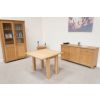 Lichfield Flip Top Square Oak Dining Table 100cm x 100cm - SPRING SALE - 31
