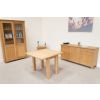 Lichfield Flip Top Square Oak Dining Table 100cm x 100cm - SPRING SALE - 24
