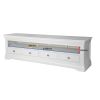 Toulouse White Painted Grande 1.8m Large TV Unit With 4 Drawers - 10% OFF SPRING SALE - 6