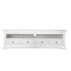 Toulouse White Painted Grande 1.8m Large TV Unit With 4 Drawers - 10% OFF SPRING SALE - 8