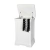 Toulouse White Painted Fully Assembled Laundry Bin - 20% OFF WINTER SALE - 3