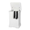 Toulouse White Painted Fully Assembled Laundry Bin - 10% OFF SPRING SALE - 3